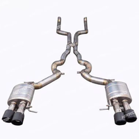   Système d'échappement en titane avec silencieux à soupapes Valvetronic Catback pour M5 F10/M6 F06 F12 F13 S63 4.4TT V8