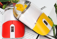 Logo personnalisé 3D flottant USB 2.4Ghz AAA batterie liquide sans fil optique Aqua ordinateur Maus Mysz souris cadeaux d'affaires promotionnels