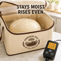 Boîte de levage pliable pour pain au levain, avec chauffage 3 côtés et grille métallique, pour la cuisson du levain
