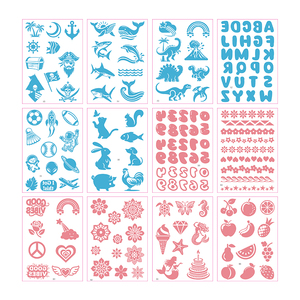 Nuovi stili di <span class=keywords><strong>tatuaggi</strong></span> temporanei con Glitter multicolore creativi per la pittura del corpo per bambini Set di adesivi regalo in carta - Product Image 5
