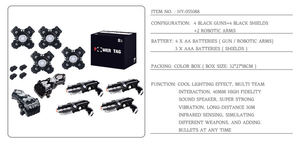 ชุดของเล่นปืนไฟฟ้า โล่ แขนหุ่นยนต์ พร้อมระบบยิงด้วยอินฟราเรด สำหรับเด็ก - Product Image 4