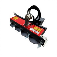 Scie hydraulique pour taille-haies, coupe-branches, coupe-arbres à disque, pour tracteur, chargeur frontal, mini-chargeuse ou chargeuse sur roues