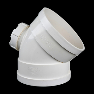 Phụ kiện cống PVC-U 45 ° khuỷu tay uốn cong nhỏ & ống nhựa uốn thẳng & ống nước thoát nước Phụ kiện dwv - Product Image 2