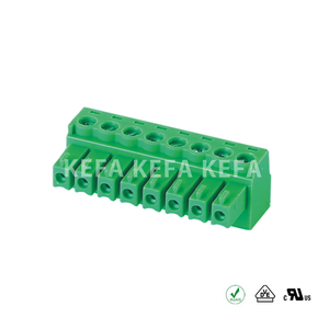 เทอร์มินัลบล็อกแบบเสียบได้ KF2EDGK-3.81mm 8A300V 3ขา3.81มม. ขั้วต่อ PCB - Product Image 5