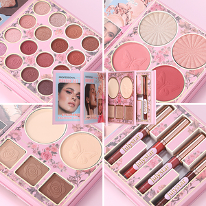 <span class=keywords><strong>Livre</strong></span> de maquillage <span class=keywords><strong>magique</strong></span> tout-en-un 4 pages : Kit complet avec fards à paupières multi-teintes, blush, illuminateur, contour et gloss à <span class=keywords><strong>l</strong></span>èvres brillant - Product Image 5
