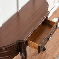 Table d'entrée et console en bois massif de style américain, table d'autel murale vintage, meubles pour la maison et l'hôtel