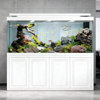Filtre d'aquarium en verre moderne 220V écologique 500L-1000L, accessoires de pompe pour aquarium, décoration élégante pour aquarium vivant