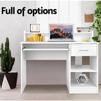Bureau en bois modèle 4 pour salon et chambre, table d'ordinateur multifonctionnelle pour étudiant