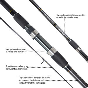 <span class=keywords><strong>Cannes</strong></span> à filer 3.6m canne à bar infini H Power Shore <span class=keywords><strong>Casting</strong></span> japon Toray canne à pêche en carbone pour basse Olta Canne - Product Image 3