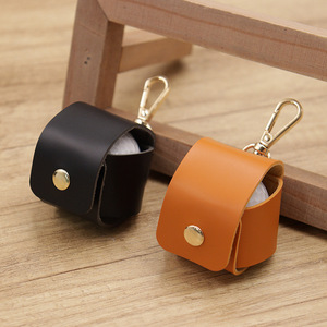 Single golf <b>bag</b> keychain, PU leather golf training waist <b>bag</b>, <b>mini</b> golf <b>bag</b>/golf sleeve storage. - Product Image 1