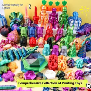Modèle créatif de dragon chinois imprimé en 3D, épée, fouet, tour hexagonale en spirale, jouet poupée Daquan Zhongcheng ZC-221 en plastique durable - Product Image 3