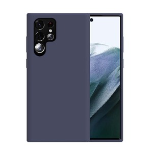 Funda de Silicona Líquida de Lujo para Teléfono PC, para S22 Ultra/Plus, Forro de Microfibra, 15 Colores, Diseño a Prueba de Golpes, Estilo Urbano - Product Image 1
