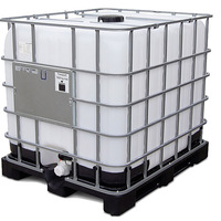Máquina de moldeo por soplado doble estación eficiente para tanques IBC bicapa HDPE gran capacidad