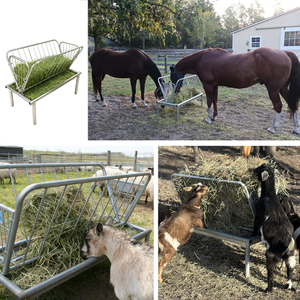 Mangiatoia per Foraggio di Pecore con Vassoio, Resistente, per Cavalli, Pony, Capre, Vitelli, Attrezzatura per Allevamento - Product Image 6