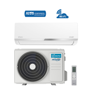 Pompe à chaleur 12001-15000 BTU, climatiseur split, chauffage, WiFi intelligent, fréquence variable, R410A, pour usage extérieur et hôtelier, montage mural - Product Image 4