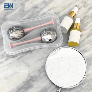 De acero inoxidable facial de rodillos de masaje debilitar arrugas ojo belleza frío Bola de masaje rodillo - Product Image 2
