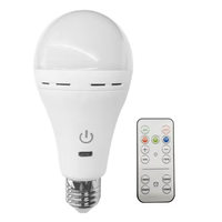 Ampoule d'urgence rechargeable et dimmable Everstar A67 E27 avec interrupteur tactile et télécommande – Offre spéciale pour entrepôts – Lumière LED SMD