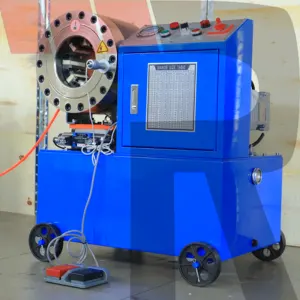 New 2-Inch Hydraulic Rubber Hose Crimping Pressing Machine For Manufacturing Plant With Reliable Motor Component