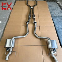 Système d'échappement Lexus LS460 F SPORT avec catalyseur et soupape de silencieux en acier inoxydable de 1,5 mm d'épaisseur poli miroir