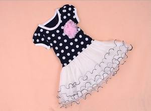 Girls Dot Vest <b>Dress</b>, Cake Skirt <b>Dress</b> - Product Image 2
