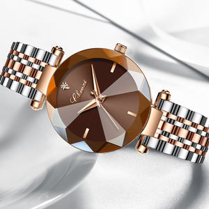 Personalizar Original a estrenar de moda correa de acero inoxidable relojes de cuarzo simples señoras mujeres reloj para <span class=keywords><strong>mujer</strong></span> chica - Product Image 4