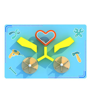 インタラクティブな屋内子供用プレイセンターサンドウォールボード付きサンドプール遊び場アクティビティ - Product Image 1