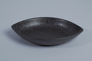 Platos Aptos para Lavavajillas, Platos de Gres Estilo Japonés de 10 Pulgadas para Sushi, Vajilla Retro de Horno, Plato Negro para Cena - Product Image 4