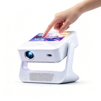 Proyektor C3 4K Layar Sentuh Android 12 Wifi 5G Lampu LED Fokus Otomatis Tablet+Proyektor untuk Presentasi