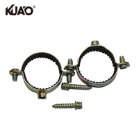 Kit d'installation tout-en-un, collier de serrage à boucle unique avec doublure en caoutchouc, collier de serrage pour tuyau avec caoutchouc 32MM 2PCS