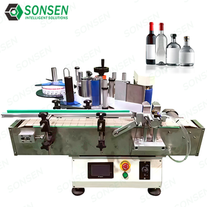 Small Vertical <strong>Round</strong> <strong>Bottle</strong> Automatic <strong>Labeling</strong> <strong>Machine</strong> Wine <strong>Bottle</strong> Beverage <strong>Bottle</strong> Sticker <strong>Labeling</strong> <strong>Machine</strong> - Product Image 1