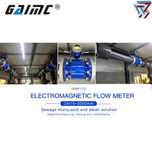 GMF100 GAIMC 4-20mA Output Digital <b>Water</b> Slurry 316L Electrode <b>Flow</b> <b>Meter</b> High Accuracy DN10-DN1600 RS485 Communication China - Product Image 2