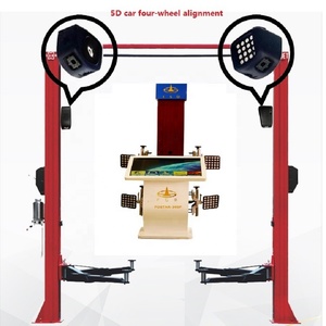 Đẳng cấp thế giới FSD-300D CE chứng nhận Trọng lượng nhẹ di động hai trụ cột nâng <span class=keywords><strong>3D</strong></span> năm máy ảnh SUV bánh xe aligner - Product Image 3