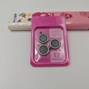 ตัวป้องกันเลนส์กล้องพลอยเทียมสำหรับ iPhone 17 <span class=keywords><strong>Pro</strong></span> ฟิล์มติดกล้องเพชรเป็นประกายสำหรับ iPhone 16 <span class=keywords><strong>pro</strong></span>/ 15 <span class=keywords><strong>pro</strong></span>/ 14 <span class=keywords><strong>Pro</strong></span> - Product Image 4