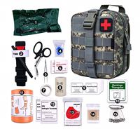 Pochette médicale d'urgence multifonctionnelle pour l'extérieur, trousse de premiers soins portable pour la randonnée en pleine nature, le bushcraft et les excursions en plein air