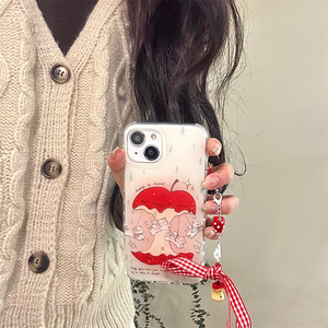 เคสโทรศัพท์ลายแมวน่ารักแบบหมุนได้สองชั้น รุ่น Sweet Lady สำหรับ iPhone 17ProMax 17 16 15 14 - Product Image 3