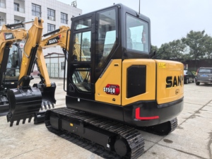 รถขุด Sany SY55U 5.5 ตัน สภาพดีเยี่ยม ประสิทธิภาพสูง ขายดี เหมาะสำหรับงานก่อสร้าง มาตรฐานการปล่อยมลพิษตามระเบียบ - Product Image 3