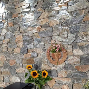 <span class=keywords><strong>Vendita</strong></span> prezzo competitivo <span class=keywords><strong>giardino</strong></span> ardesia pietra decorazione della parete esterna cultura pietra rivestimento della parete esterna muro di pietra - Product Image 5