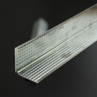 Profilé d'angle métallique perforé en R anti-fissuration en alliage galvanisé pour plâtrage et enduit mural