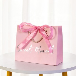 Petit sac cadeau de remerciement, en papier, avec Logo, pour magasin de bijoux, Boutique, imprimé personnalisé, 100 pièces - Product Image 6