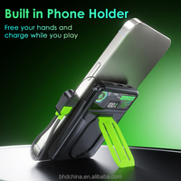 Batterie externe magnétique sans fil à refroidissement par air 10000mAh 15W Charge rapide avec support de téléphone et écran LED pour le voyage