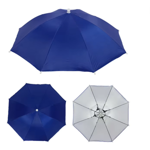 Mini parapluie manuel pliable en polyester avec protection UV, 8 baleines, pour utilisation en extérieur ensoleillé et pluvieux - Product Image 1