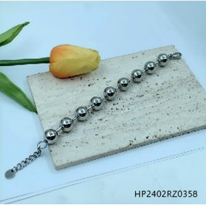 Pulsera de cuentas Bohemias de 12mm, diseño elástico, ajuste cómodo para fiesta informal, joyería de mano, perla, piedra principal, accesorios de moda - Product Image 1