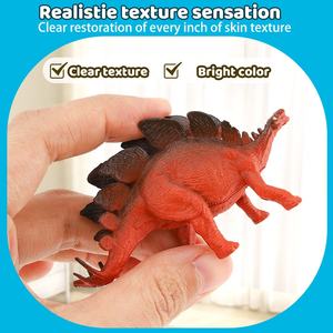 PVC Mini dinosaure en plastique solide jouets Simulation cognitive <span class=keywords><strong>Jurassic</strong></span> Animal Tyrannosaurus Rex modèle pour enfants Collection - Product Image 2