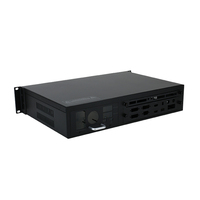Boîtier de rack 2U de 19 pouces pour équipement réseau, châssis en aluminium, panneaux vierges, personnalisable avec logo OEM