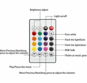 Đèn LED Thông Minh Không Dây BT, Đèn Phát Nhạc RGB E27 12W Thay Đổi Màu Sắc + Điều Khiển Từ Xa - Product Image 6