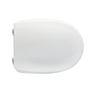 Asiento de inodoro para Simas Primavera Vase Form 4, blanco, con bisagras pasantes, 50.5 cm de longitud - Product Image 1