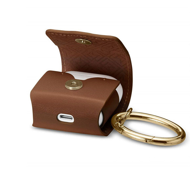 Customized Hot Selling Pu Leather Earphone Case for Apple Air Pods Wireless Blue Tooth