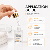Suero de Retinol 30ml, Suero Facial Ligero de Uso Diario para una Piel con Apariencia Más Suave, Hidratación, Refinamiento de Textura, Gotero de Vidrio Esmerilado