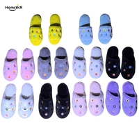 Chaussures à bout fermé pantoufles maison douce fleur pantoufles en mousse à mémoire confortable rose chambre pantoufles intérieur extérieur