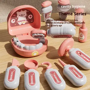 Ensemble de jouets de jeu de rôle pour enfants en plastique, médecin, infirmière, maison de jeu, jeu de simulation, en plastique ABS, alimenté par piles, portable - Product Image 4